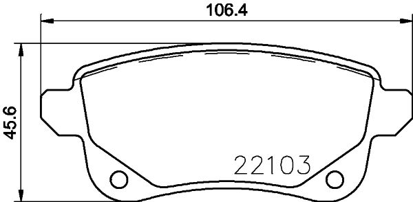 BREMBO Bremsbelagsatz, Scheibenbremse (P 68 064)