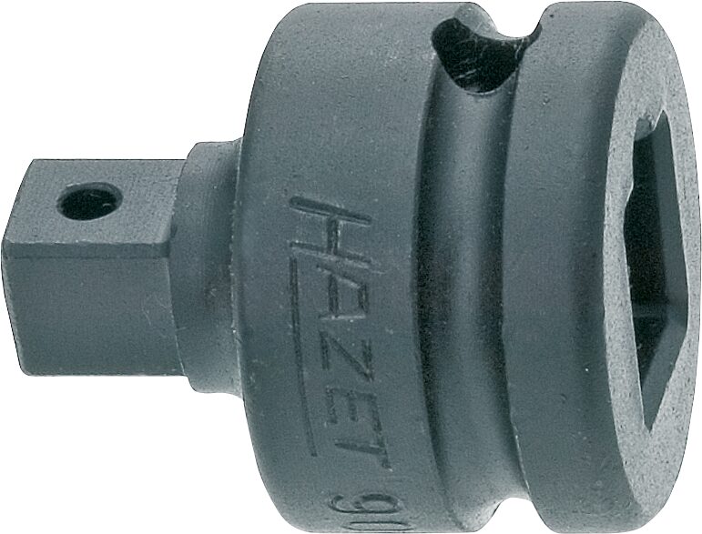 HAZET Reduzierstück 9007S ∙ Vierkant12,5 mm (1/2 Zoll) ∙ Vierkant 10 mm (3/8 Zoll)