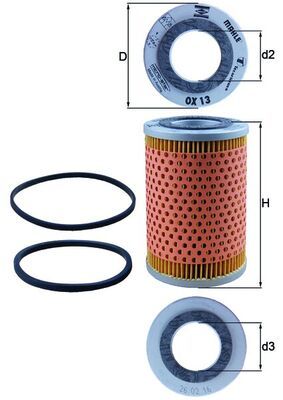 KNECHT Ölfilter (OX 13D)
