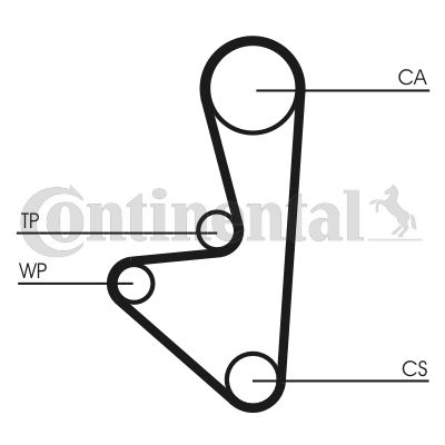 CONTINENTAL CTAM Wasserpumpe + Zahnriemensatz (CT1066WP1)