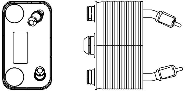 MAHLE Ölkühler, Automatikgetriebe (CLC 166 000P) 4057635068932 CLC 166 000P