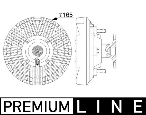 MAHLE Kupplung, Kühlerlüfter (CFC 21 000P) MAHLE Kupplung, Kühlerlüfter (CFC 21 000P)