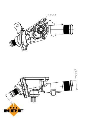 NRF Thermostat, Kühlmittel (725078) NRF Thermostat, Kühlmittel (725078)