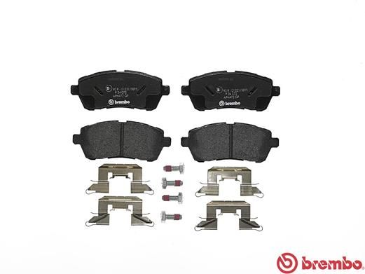 BREMBO Bremsbelagsatz, Scheibenbremse (P 24 072)