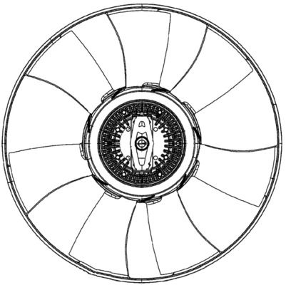 MAHLE Lüfter, Motorkühlung (CFF 493 000P)