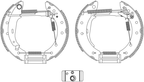 TEXTAR Bremsbackensatz (84048006)