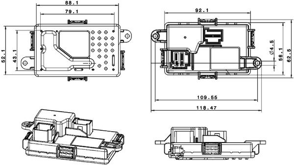 MAHLE Regler, Innenraumgebläse (ABR 67 000P) MAHLE Regler, Innenraumgebläse (ABR 67 000P)