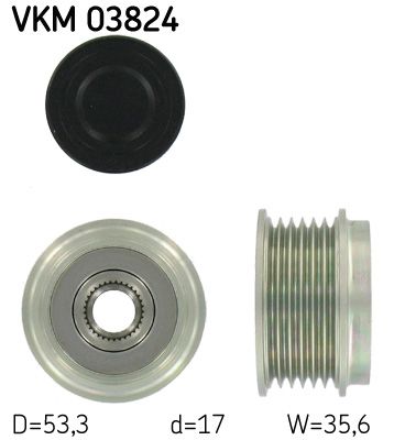 SKF Generatorfreilauf (VKM 03824)