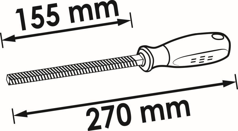 VIGOR Feile, Bremsbelagschacht-Reinigung (V5691)