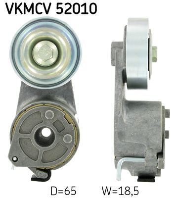 SKF Spannrolle, Keilrippenriemen (VKMCV 52010)