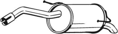 BOSAL Endschalldämpfer (145-125)