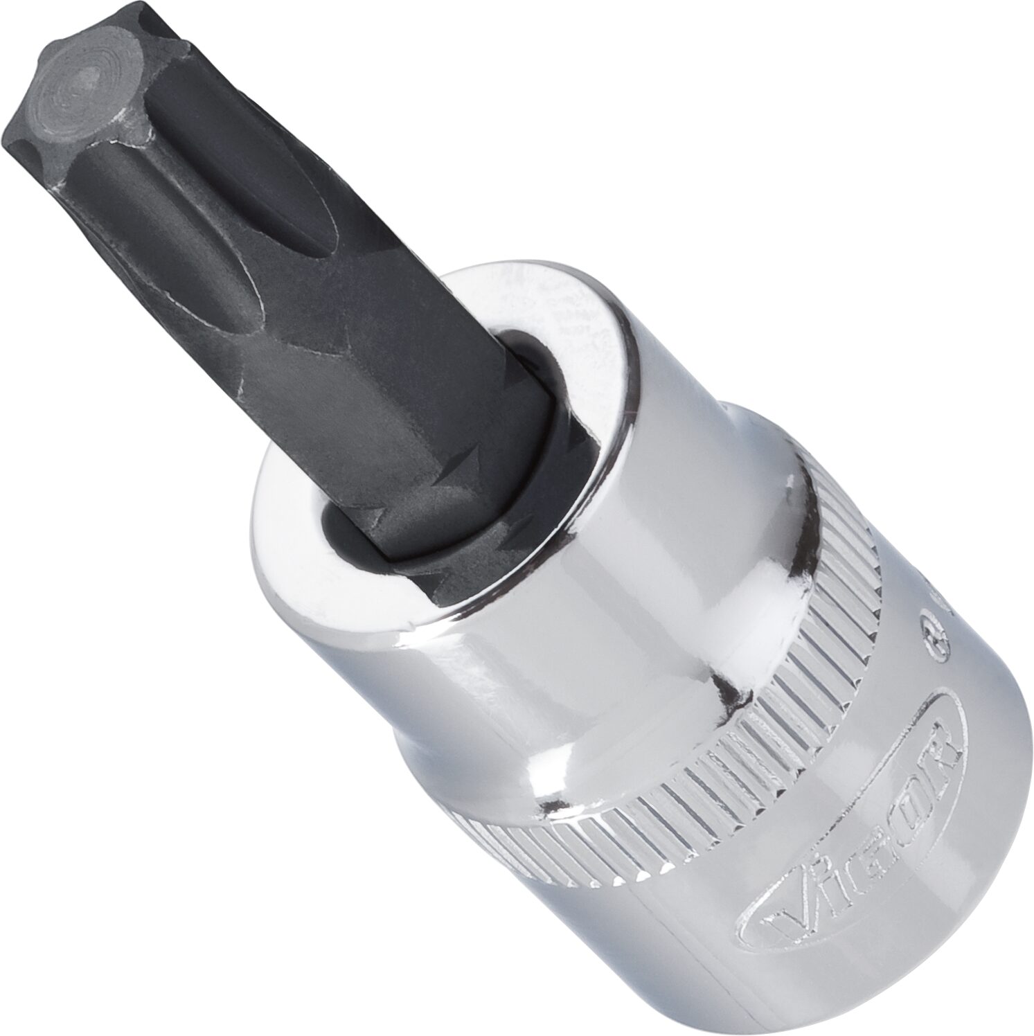 VIGOR TORX® Schraubendreher-Einsatz ∙ V2297N ∙ Vierkant10 mm (3/8 Zoll) ∙ Innen TORX® Profil ∙ T45