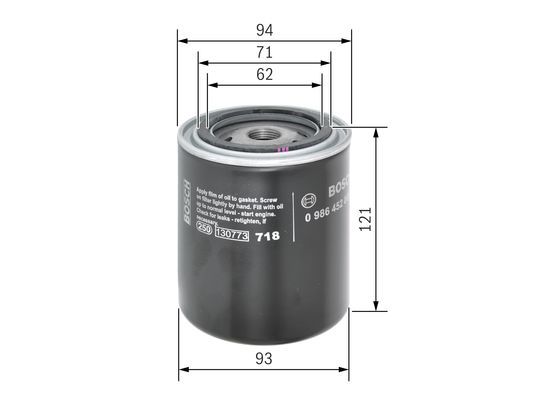 BOSCH Ölfilter (0 986 452 005) BOSCH Ölfilter (0 986 452 005)