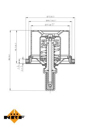 NRF Thermostat, Kühlmittel (725029) NRF Thermostat, Kühlmittel (725029)