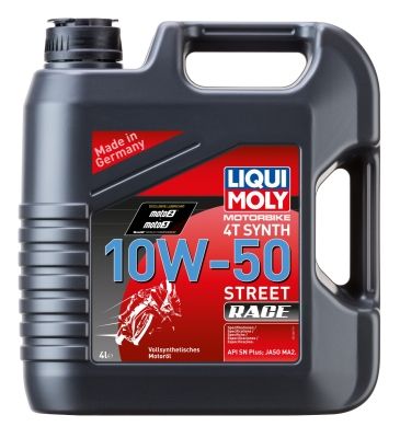 LIQUI MOLY Motorbike 4T Synth 10W-50 Street Race, 4 l (1686)