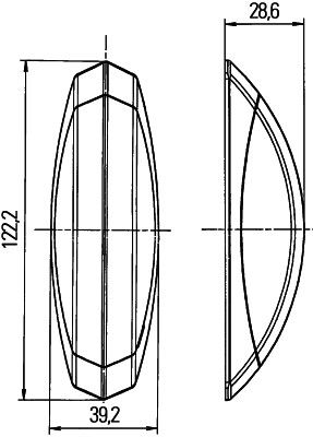 HELLA Umrissleuchte (2XS 008 479-001)