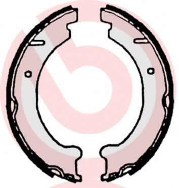 BREMBO Bremsbackensatz, Feststellbremse (S 86 509)