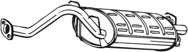 BOSAL Endschalldämpfer (163-351)