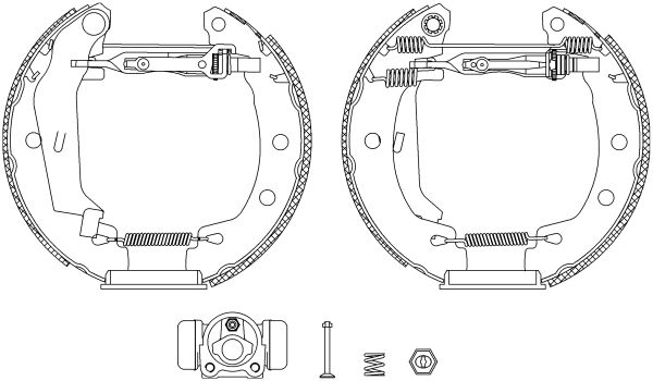 TEXTAR Bremsbackensatz (84049500)