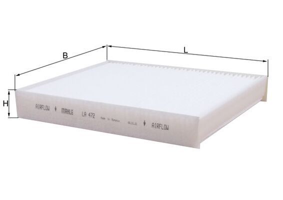 KNECHT Filter, Innenraumluft (LA 472)