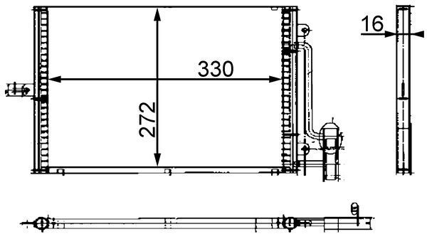 MAHLE Kondensator, Klimaanlage (AC 317 000S)