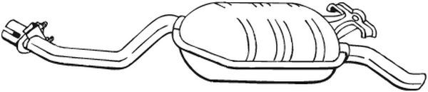 BOSAL Endschalldämpfer (278-209) Thumbnail