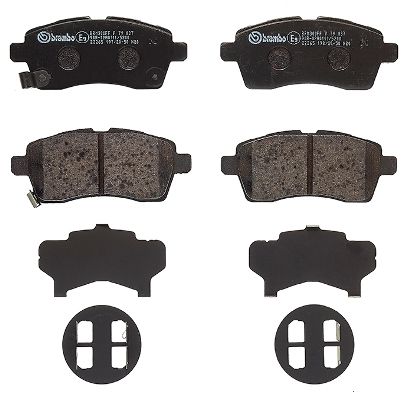 BREMBO Bremsbelagsatz, Scheibenbremse (P 79 037) Thumbnail