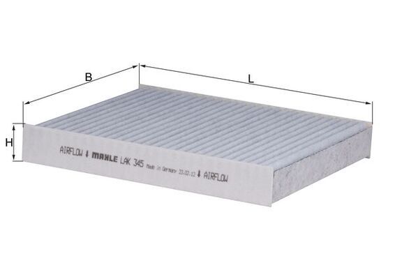 KNECHT Filter, Innenraumluft (LAK 345)
