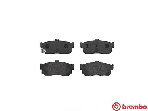 BREMBO Bremsbelagsatz, Scheibenbremse (P 56 029)