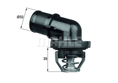 MAHLE Thermostat, Kühlmittel (TI 181 89)