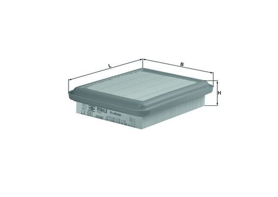 KNECHT Luftfilter (LX 591) Thumbnail