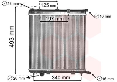 VAN WEZEL Kühler, Motorkühlung (09002188)