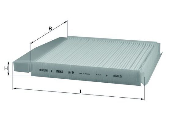 KNECHT Filter, Innenraumluft (LA 54)