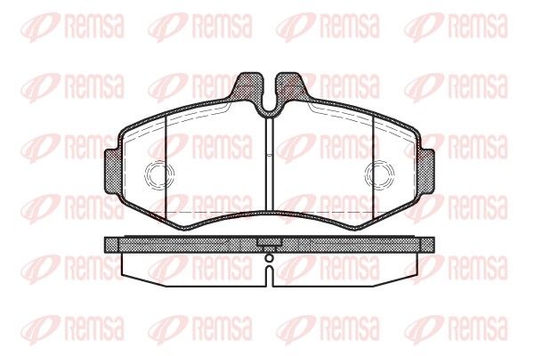 REMSA Bremsbelagsatz, Scheibenbremse (0701.00)