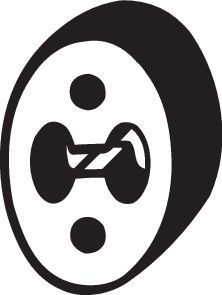 BOSAL Gummistreifen, Abgasanlage (255-082)