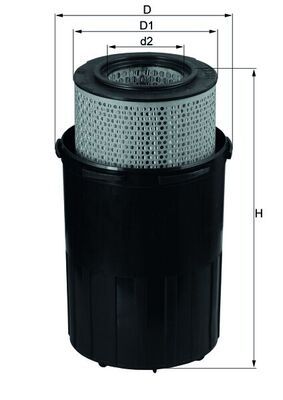 KNECHT Luftfilter (LX 388)