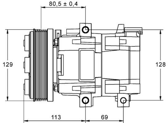 MAHLE Kompressor, Klimaanlage (ACP 88 000P) MAHLE Kompressor, Klimaanlage (ACP 88 000P)