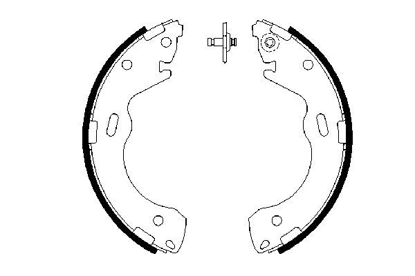 BOSCH Bremsbackensatz (0 986 487 654)