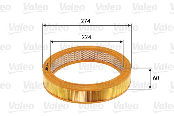 VALEO Luftfilter (585619)