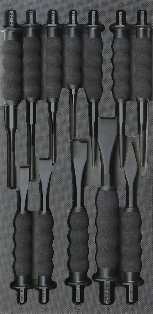 1/3 SFS Meißelsatz, 12-tlg. 1/3 SFS Meißelsatz, 12-tlg.