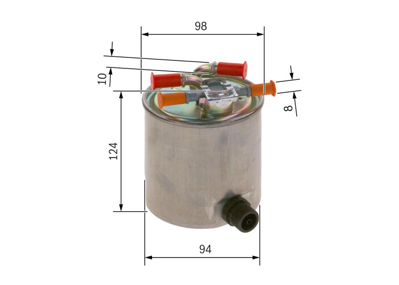 BOSCH Kraftstofffilter (F 026 402 742) BOSCH Kraftstofffilter (F 026 402 742)