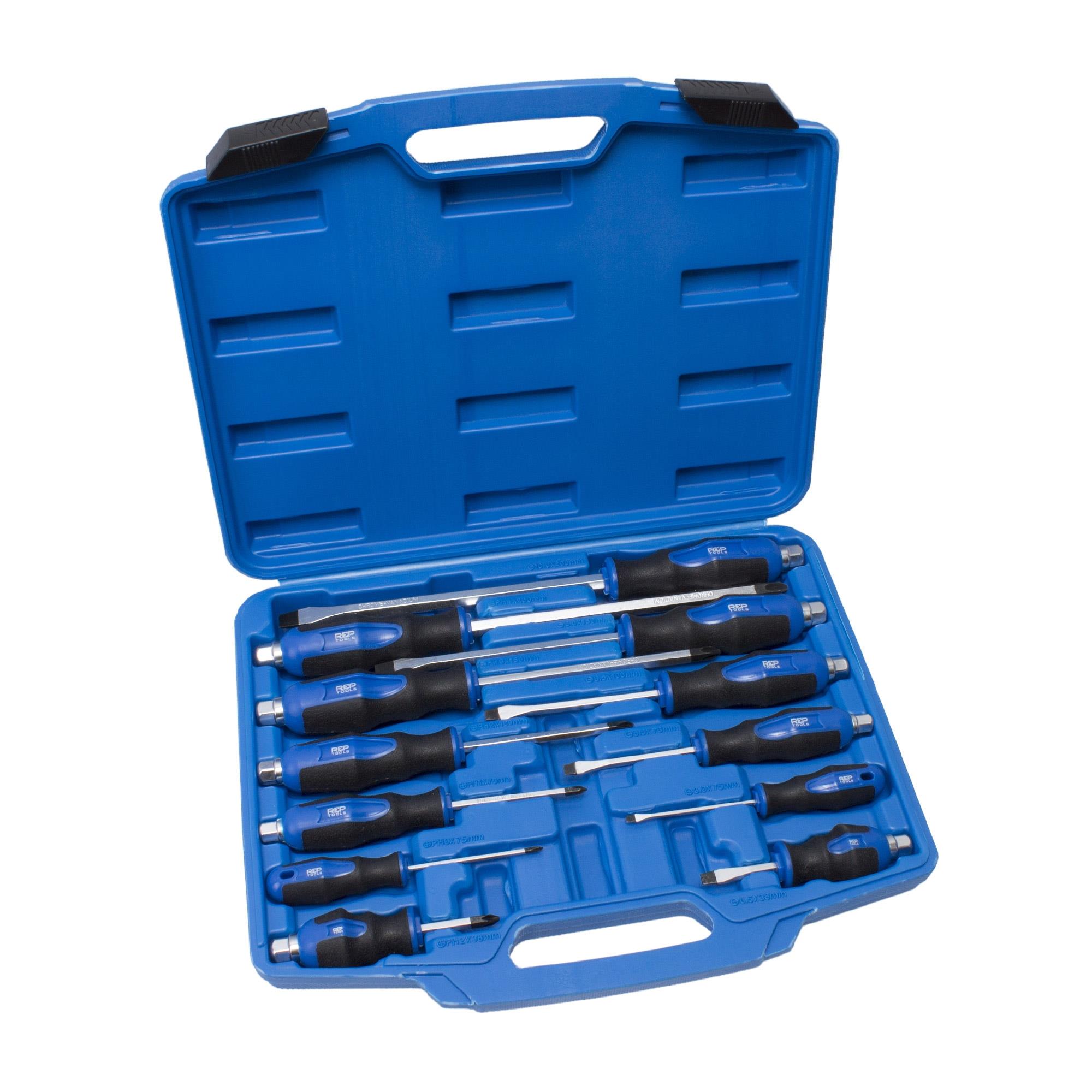 Schraubendreher-Satz mit Außen-6-kant, 12-tlg. Schraubendreher-Satz mit Außen-6-kant, 12-tlg.