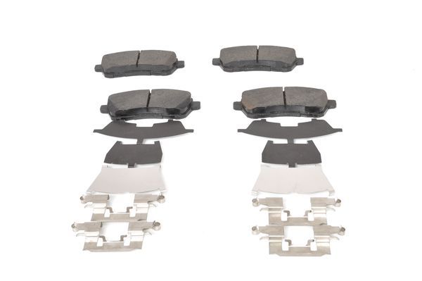 BOSCH Bremsbelagsatz, Scheibenbremse (0 986 494 652)