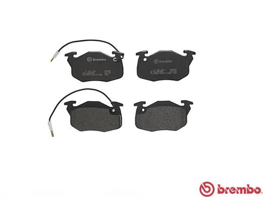 BREMBO Bremsbelagsatz, Scheibenbremse (P 68 010)