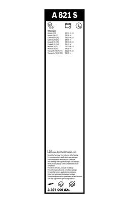BOSCH Wischblatt (3 397 009 821)