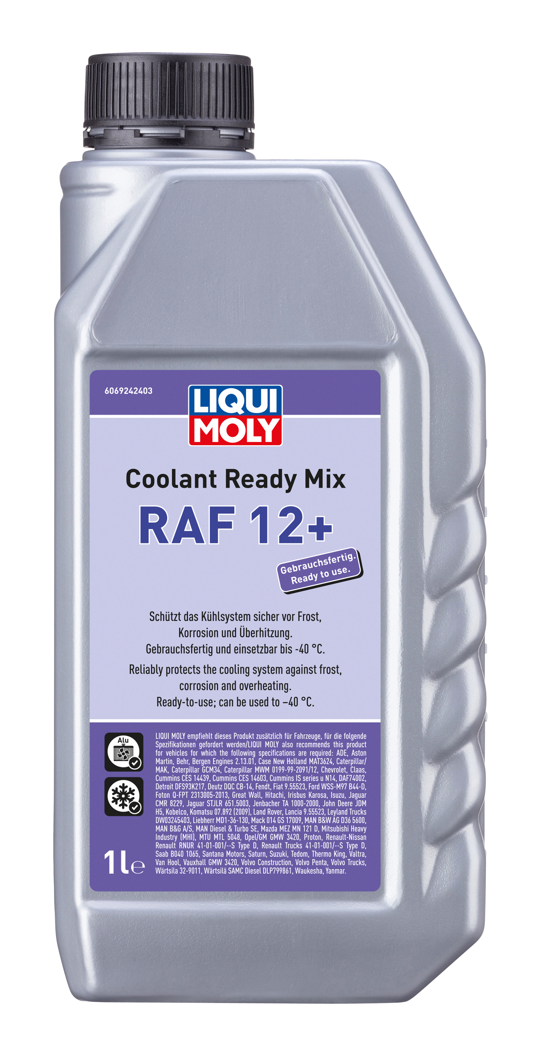LIQUI MOLY Coolant Ready Mix RAF12+, 1 l (6924)