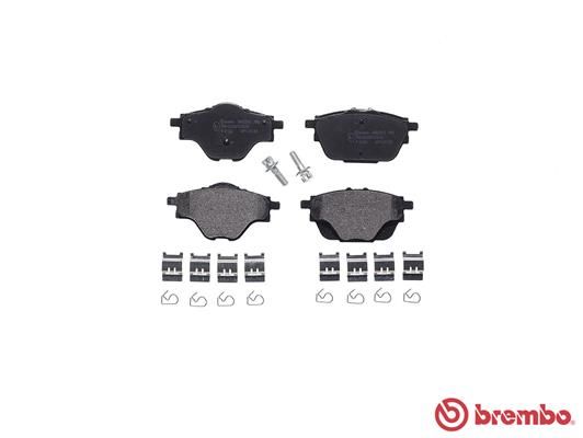BREMBO Bremsbelagsatz, Scheibenbremse (P 61 124)