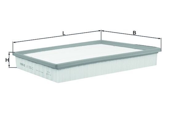 KNECHT Luftfilter (LX 935/2)
