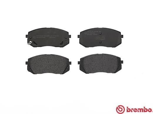 BREMBO Bremsbelagsatz, Scheibenbremse (P 30 039)