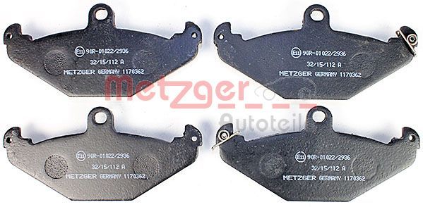 METZGER Bremsbelagsatz, Scheibenbremse (1170362) METZGER Bremsbelagsatz, Scheibenbremse (1170362)